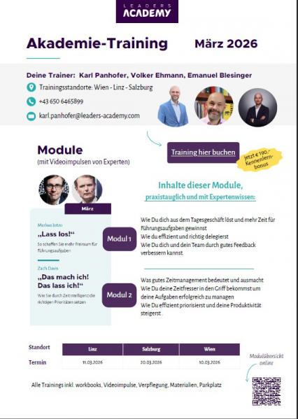 Akademie Training im März